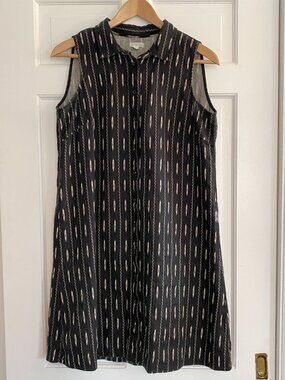 Garnet Hill Sleeveless Linen Dress, Size 6